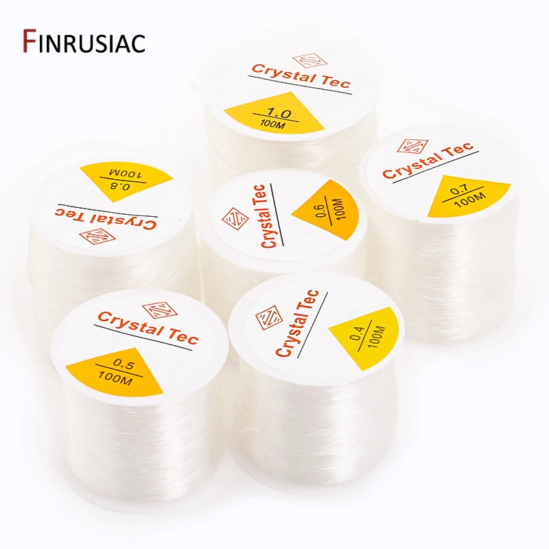 Stretch Elastic Cord String Bead Beading Jewellery Bracelet Clear Thread Line