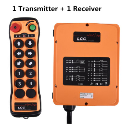 10 Keys Radio Industrial Wireless Remote Controller Anti-rolling for Hoist Crane