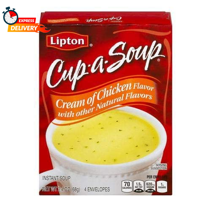 Cream of Chicken Instant Soup Mix 2.4 Oz (Pack of 3)