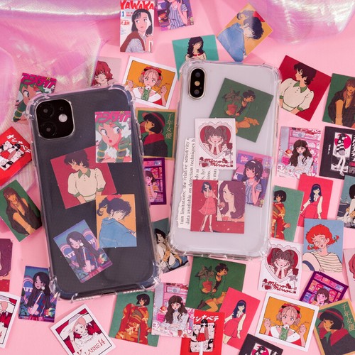 46 Japanese Anime Girls Paper Stickers Planner Journal Seal Scrapbooking Crafts