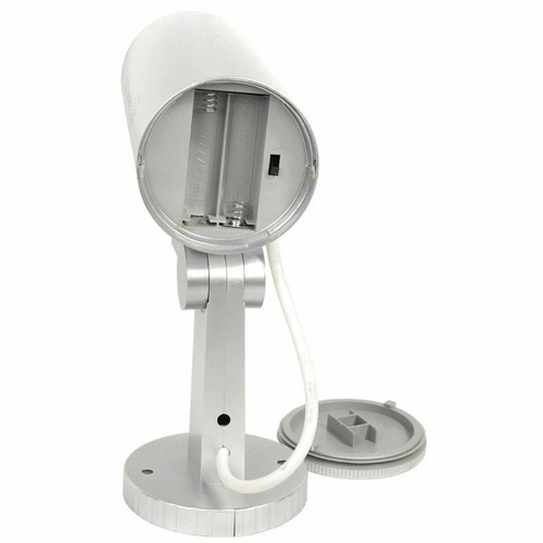 Indoor or Outdoor Motion Activated Dummy Camera with Flashing Red LED Light