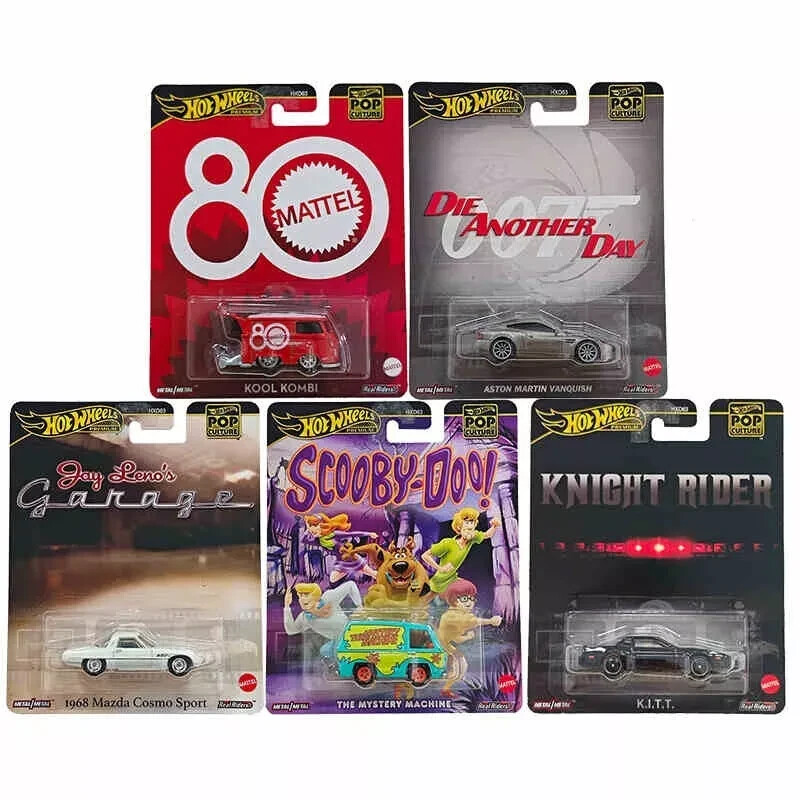 Hot Wheels Pop Culture 2025 Mix 1G HXD63 – Full Set of 5