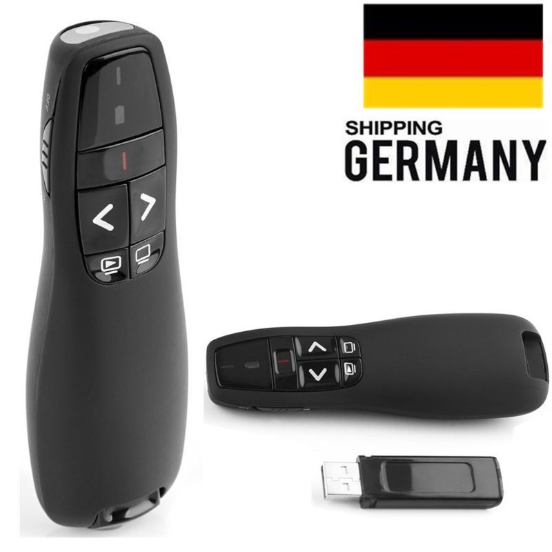 2.4GHz Wireless Multi-Function Presenter Laserpointer PowerPoint Präsenter Pen