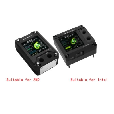 Barrowch AMD AM5 INTEL CPU Water Block With HD Temperature Display FBLTHDA-04NV2