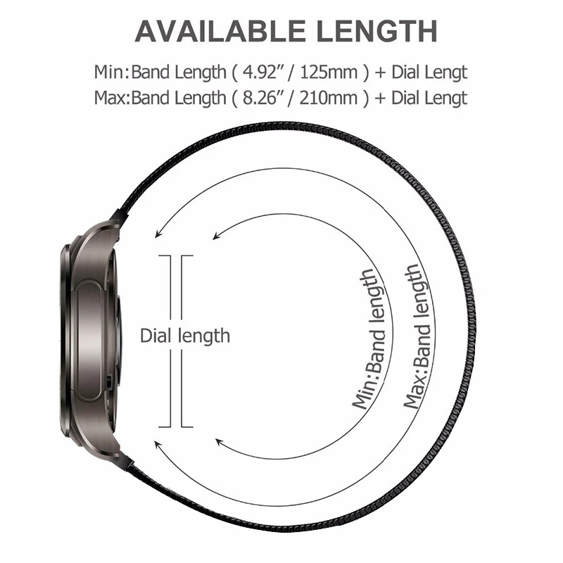 20mm 22mm Woven Nylon Sport Loop Watch Band Strap W/ Quick Release Spring Pins