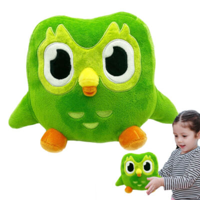 Cute Green Duo Plushie Of Duo the Owl Cartoon 11in Anime Plush Toy Xmas Gifts