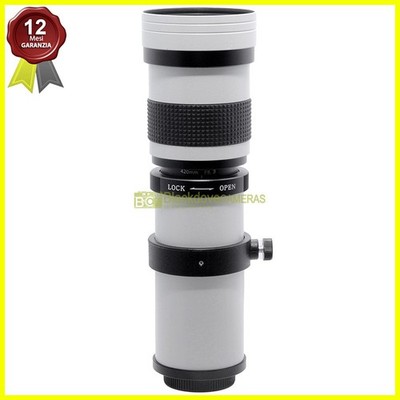 JINTU 420-800mm f8,3-16 Super Telephoto zoom lens T2 per Nikon Canon Pentax Fuji