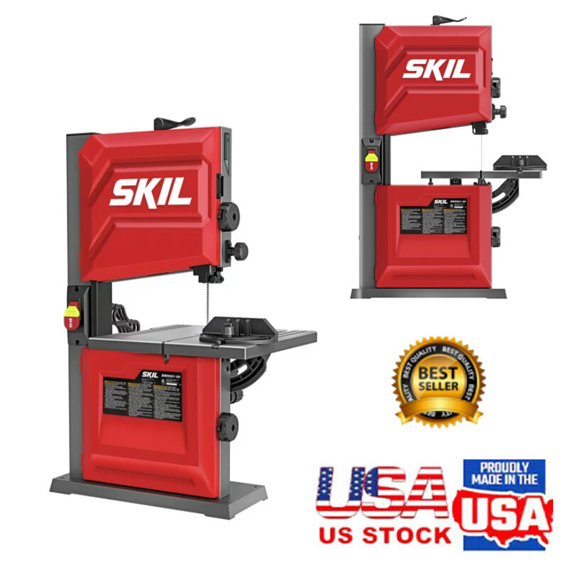 2.8 Amp 9 In 2-Speed Benchtop Band Saw Workshop Power Tools Wood Working Home US