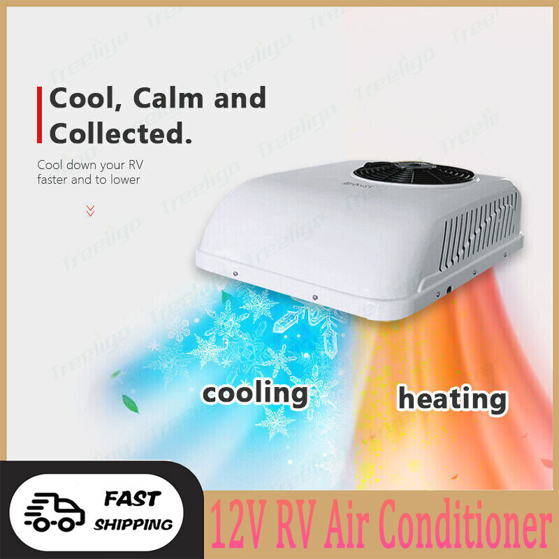 Electric Heat & Cool Ac Unit Us Fit Rv Truck Bus