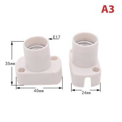 Mini Screw Lamp Base E12 E14 E17 Lamp holder Light Bulb Socket Holder Adapte-lg