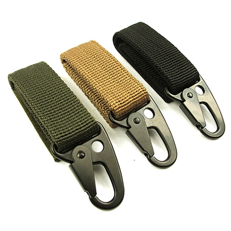 Tactical Belt Keychain Nylon Outdoor Hook Quick Release YuDuI liu12