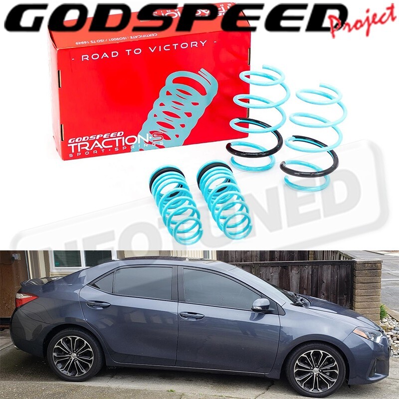 GODSPEED TRACTION-S™ LOWERING SPRINGS SET FOR 14-19 TOYOTA