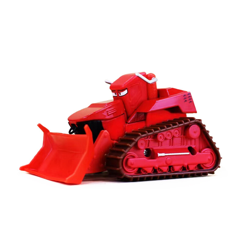 DISNEY PIXAR CARS 1:55 ALLOY DIE-CAST TOY CARS BOY GIFTS - RARE RED BULLDOZER