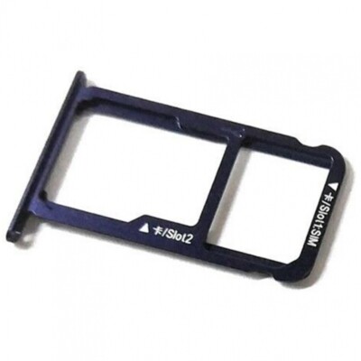 Plateau SIM + MicroSD Pour Huawei Honor 9 STF-L09 - Noir - Neuf D'origine