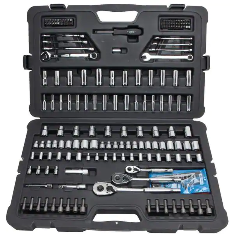 Stanley Sae & Metric Mechanics Tool Set Screwdriver Accessories 201 Piece