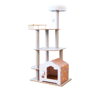 Cat Tree Tower Scratching Post Scratcher Condo House Bed Kitten Toys Furniture