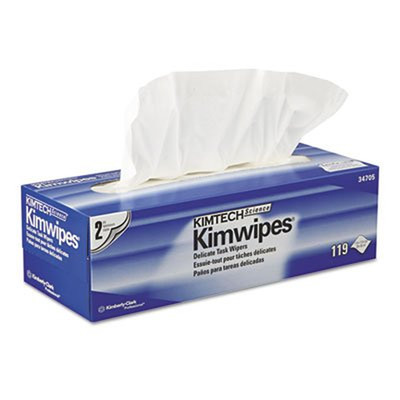 Kimberly Clark 34705 Kimtech Science Kimwipes, 2-Ply, 11.8'' X 11.8'' Wipers (Case