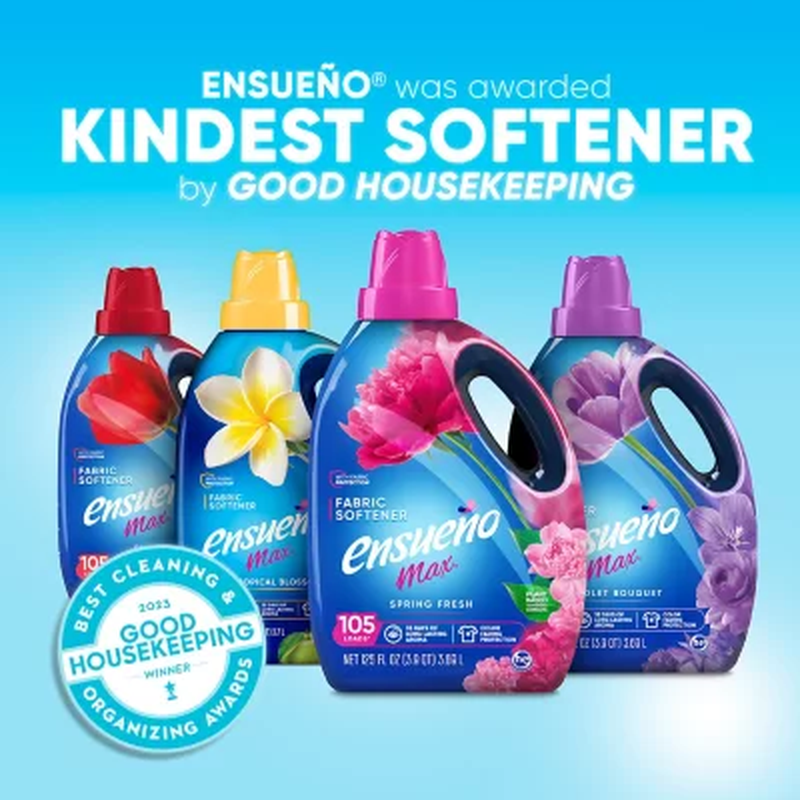 Ensueño Max Liquid Fabric Softener - Spring Fresh Scent - 304 fl. oz. - 300 Load