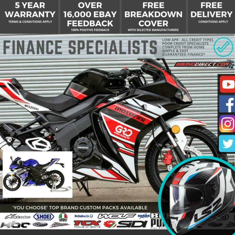 125cc motorbikes on finance near me