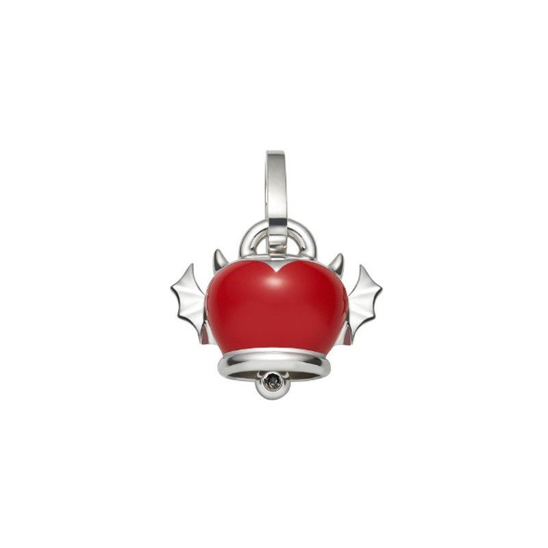 Pre-owned Chantecler Medium  Bell Pendant 37046 Red Devil -20% Price List