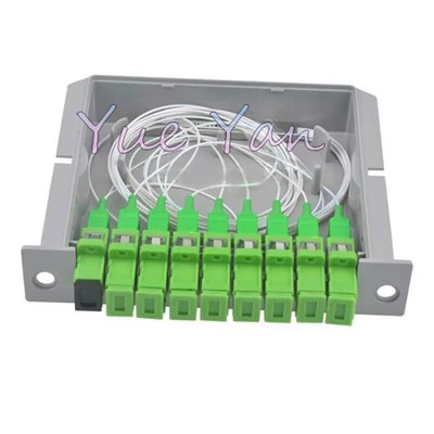 SC APC PLC 1X8 Splitter Fiber Optical Box FTTH PLC Splitter Box Singlemode