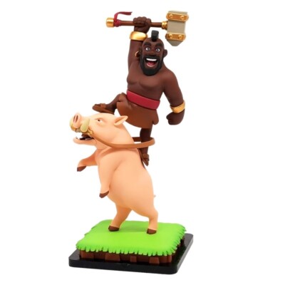COC Clash of Clans Hog Rider Figure Official Version 15cm/6inches