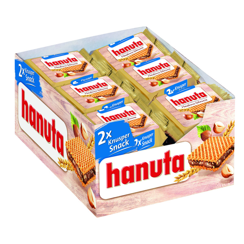 Hanuta  Haselnuss 2er  18x44g Im Karton