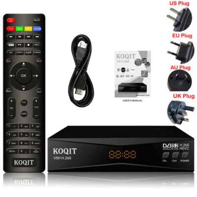 H265 FTA Satellite Receiver Decoder HD DVB-S2 MeeCast Tv Box PVR EPG USB Capture