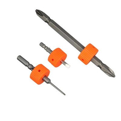 5Pcs hot Screwdriver Plastic Portable Orange tool Magnet Ring Magnetization