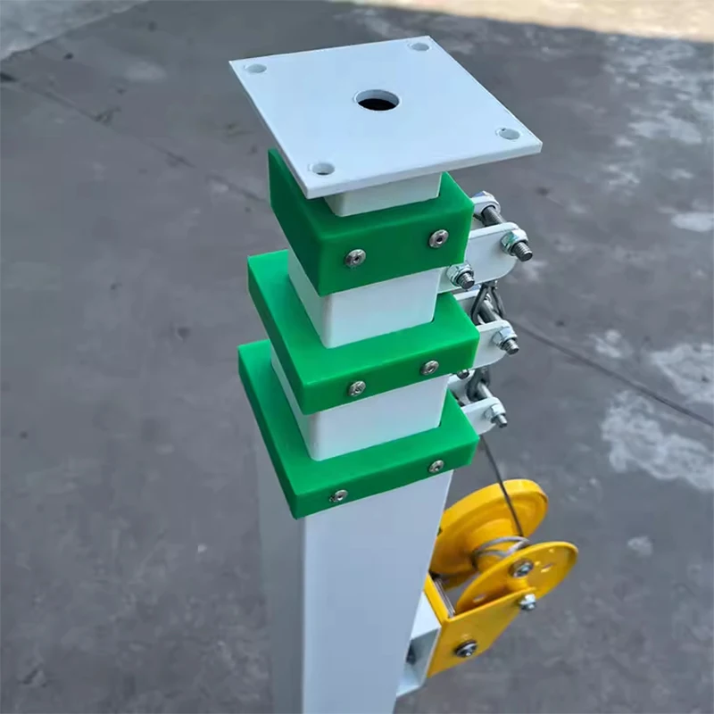 Manual Lift Pole (3M/4M/5M/6M) Manual Telescopic Mechanical Winch Large-Scale Fi