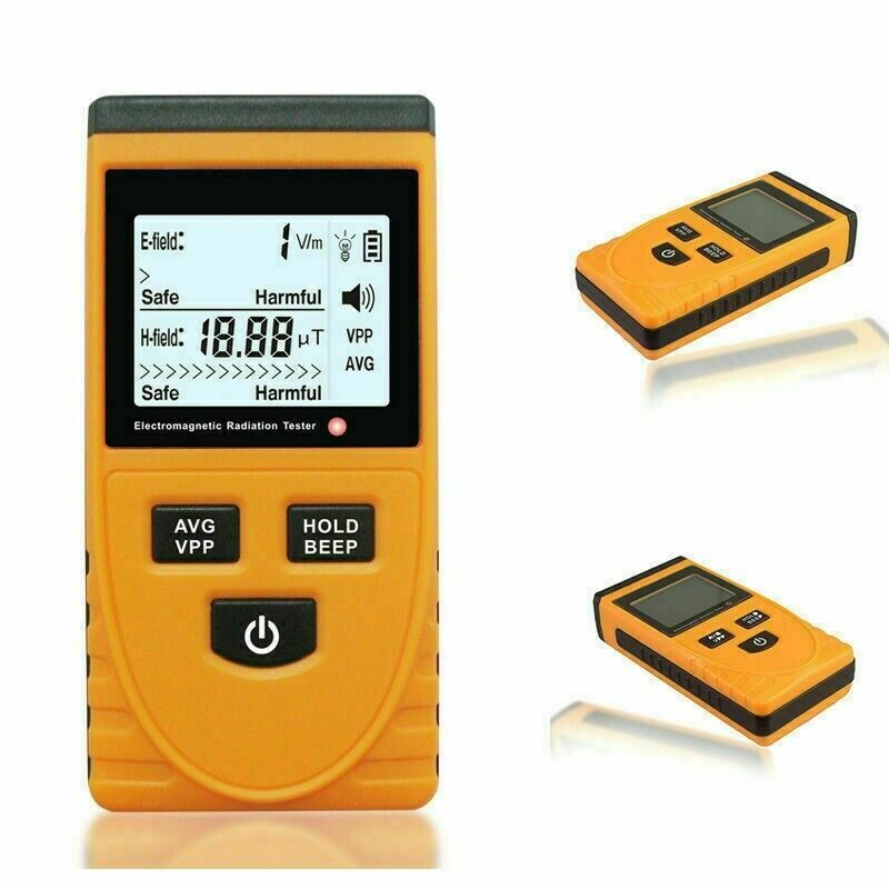 Rilevatore Digitale Di Onde Elettromagnetiche Radiazioni Tester Display Campi