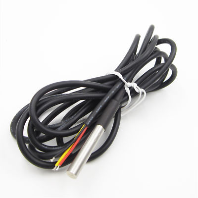Waterproof line DS18B20 2M Waterproof Digital Temperature Temp Sensor Probe A3GS