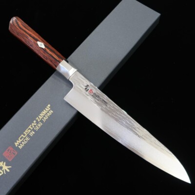 ZANMAI MCUSTA Supreme RIPPLE VG10 Damascus Gyuto knife 21cm japan