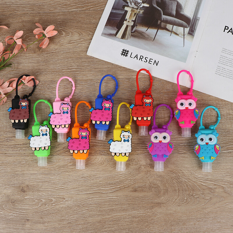 Cartoon Silicone Bath Body Works Hand Sanitizer Bottle Antib
