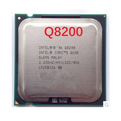 Intel Core 2 Quad Q8200 SLB5M SLG9S 2.4GHz Core 2 Qua LGA 775 CPU Processors