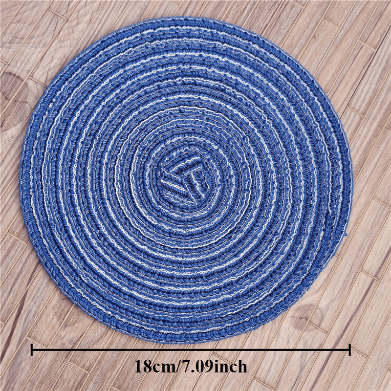 Miniature Landscape Carpet 1:12 Round Floor Mat Dollhouse for Livingroom Bedroom