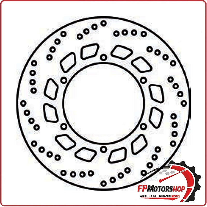 DISCO FRENO PER SCOOTER YAMAHA T-MAX 01-03 ANTERIORE GRIMECA DR165 