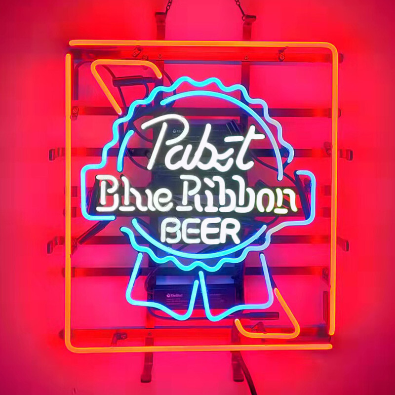 【超激レア】Pabst Blue Ribbon 吊り下げ照明 モーションサイン RARE Vintage Pabst Blue Ribbon Light-up (baranger Studios