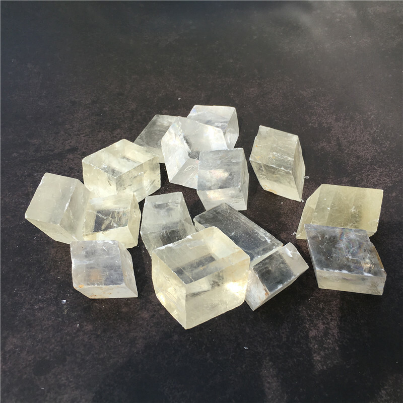 1pc Iceland Spar Optical Calcite Quartz Crystal Mineral Specimen 100g+