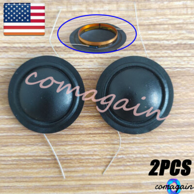 2PCS 25.4mm For KEF C75 C95 C20 C30 C40 Tweeter NT25 SP1240 Silk Dome Diaphragms