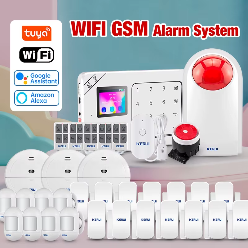W181 Wireless Anti-Theft Alarms WiFi GSM Home Alarm System 433MHZ Tuya Smart Lif