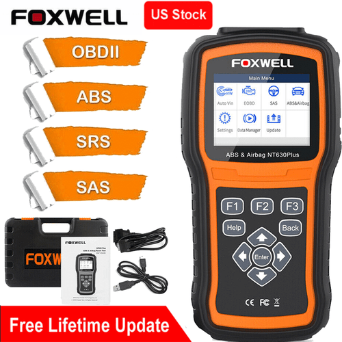 Abs Bleeding Srs Sas Calibration Scanner Obdii Code Reader Diagnostic Tool Nt630