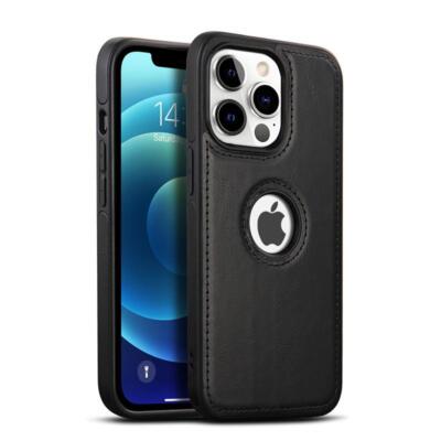 For iPhone 7 8 XR X 11 12 13 14 Pro Max SLIM Luxury Leather Back Thin Case Cover