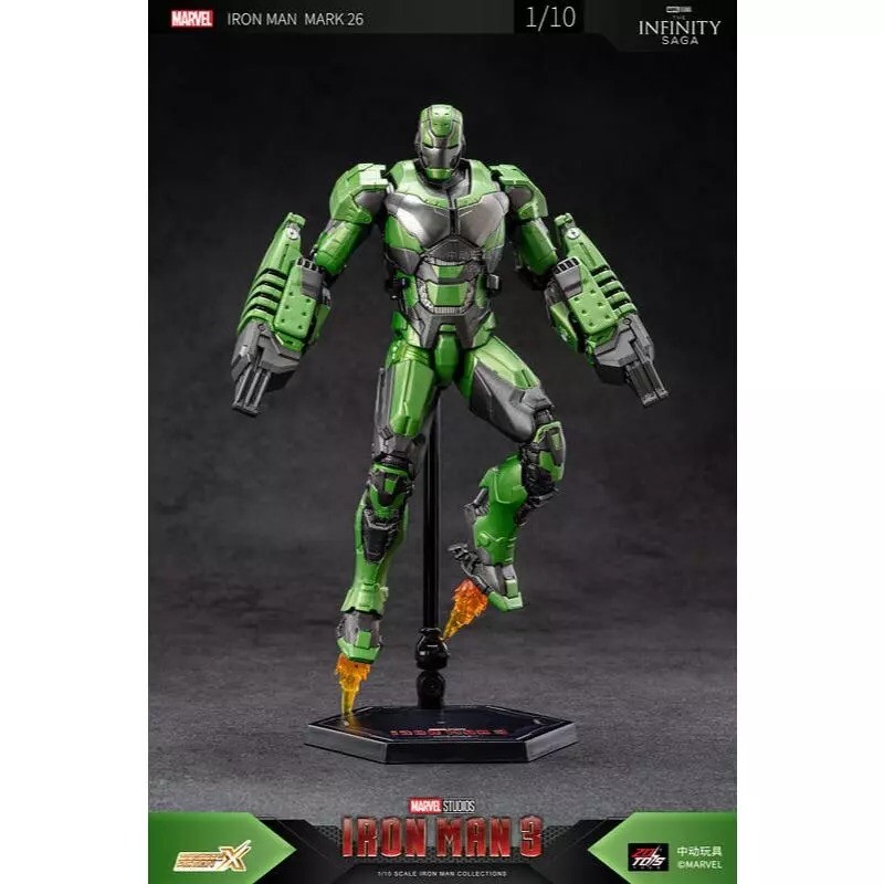 ZD Toys Marvel Avengers 1/10 Iron Man MK26 Action Figure | eBay