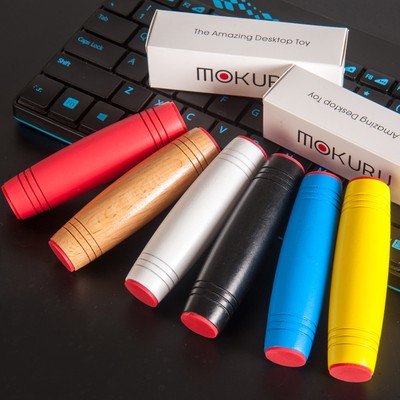 1X MOKURU Red Reliever Rollver Desktop Flip Toys Fidget Spinner Stick Focus Gift