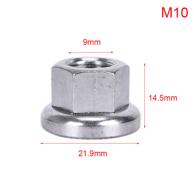 Bicycle Hub Nuts Front Rear Drum Hub Axle Fastening Nut With Anti-skid Text__-