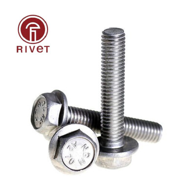 M5 M6 M8 M10 A2 STAINLESS STEEL FLANGED HEX HEAD BOLTS FLANGE HEXAGON SCREWS