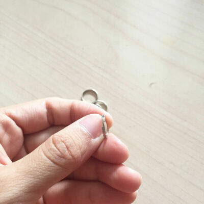 Stainless Steel Split Key Ring Keychain Jump Rings Round Wire Keyfob 5-25mm DIY