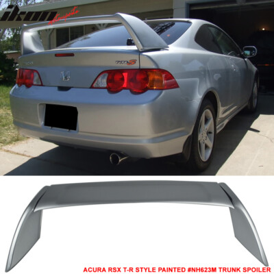 Fits 02-06 Acura RSX DC5 Type R Trunk Spoiler #NH623M Satin Silver Metallic 3PCS