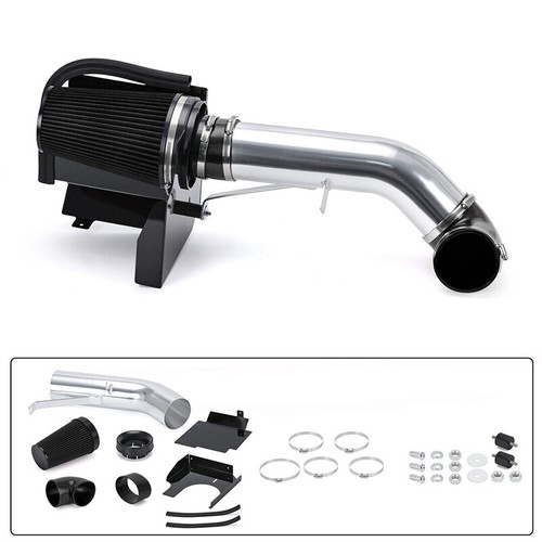 4" Inch Cold Air Intake Kit Heat Shield For 99-06 Silverado V8 4.8L/5.3L/6.0L